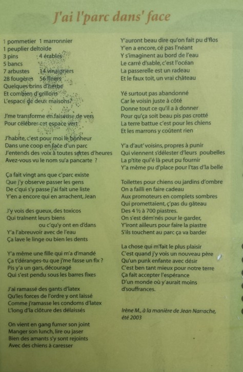 Les petits parcs cachés