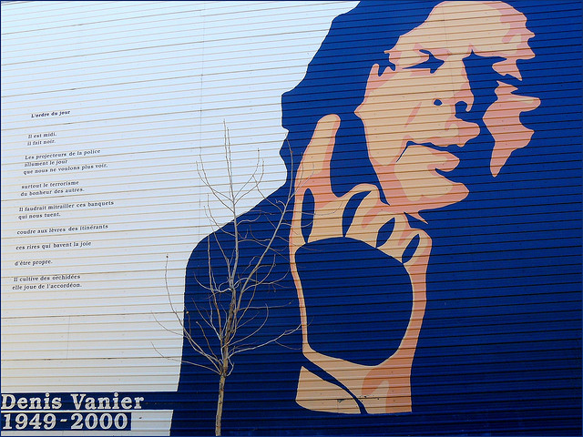 La murale du parc Denis Vanier sur la rue Panet